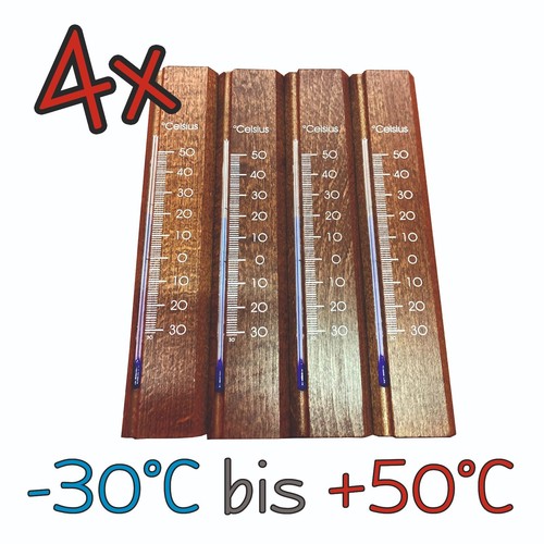 Thermometer 15cm holz - x,