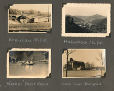4 x Foto auf Pappe - Kreuzau