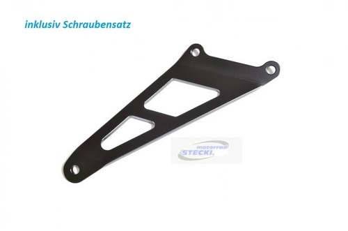 Auspuffhalter alu schwarz - auspuffhalter,