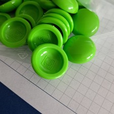 Muggelsteine grün 2cm, 250 Stück - Legematerial für den Mathematikunterricht