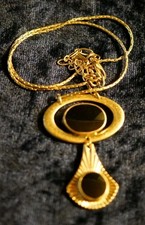 Attraktives Collier Gold farben, Pilgrim Dänisches Design