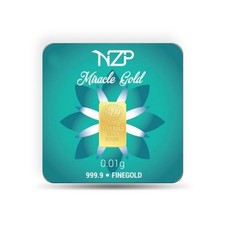 GOLDBARREN 0,01 Gramm NZP /