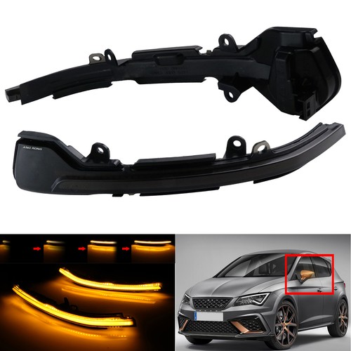 Smoked schwarz linse led - 2x,
