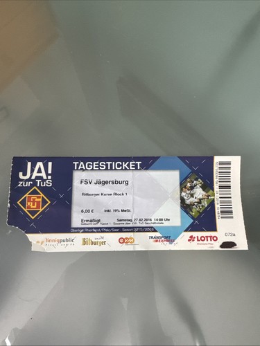 Ticket eintrittskarte tus - ticket,