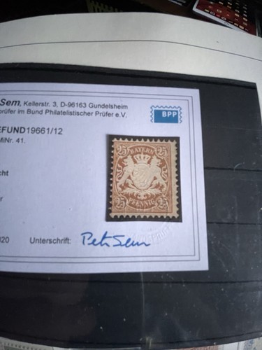 Briefmarke bayern minr41 - bayern,