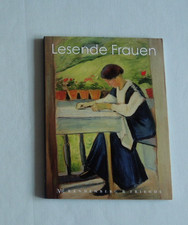 1x Postkartenbuch Lesende Frauen 14 verschiedene Motive  / Künstler Postkarten
