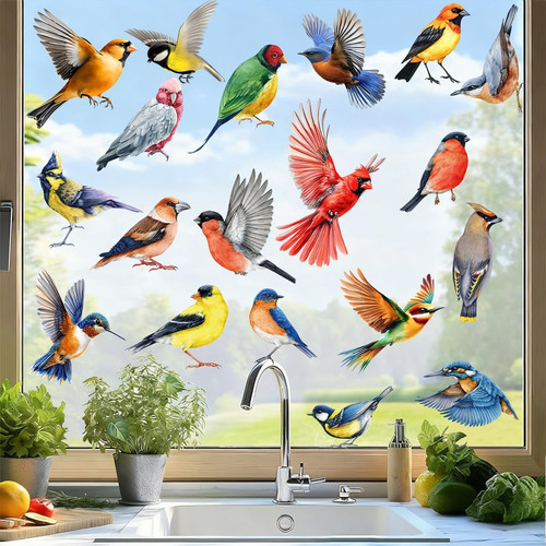 Fensteraufkleber vogelschutz - fensteraufkleber,