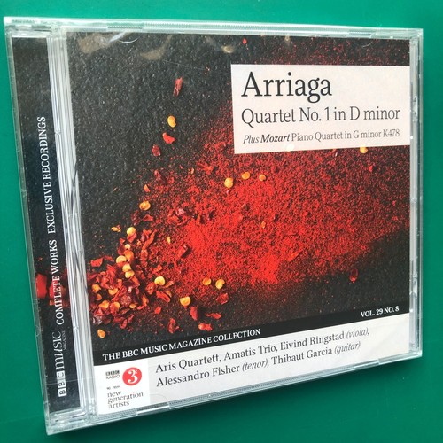 Arriaga quartet in d - no.,