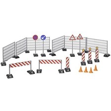 bruder   Zäune,Pylonen, Schilder Fertigmodell Landwirtschafts Modell