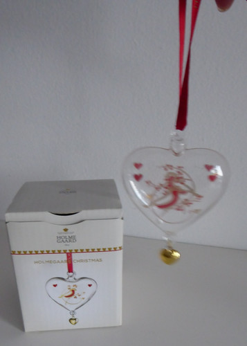 Holmegaard weihnachtsglas herz - holmegaard,