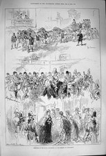 Original alter antiker Druck