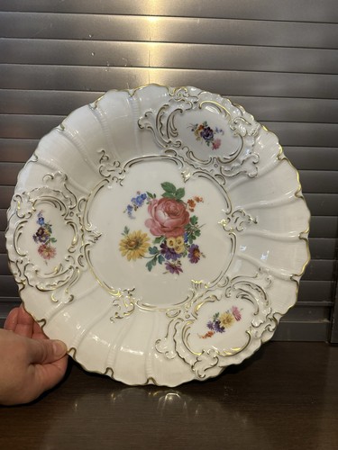 Meissen prunkteller - meissen,