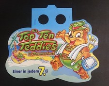 Original Palettenanhänger "Top Ten Teddies im Traumurlaub" Deutsch 1999 Serien 