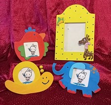 4 Bilder/Foto-Rahmen aus Holz