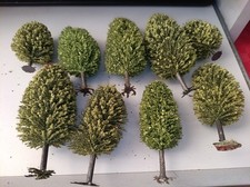 Noch TT  - 17 x Laubbäume zwischen 7 cm und 12 cm Höhe, alle noch mit Wurzelfuß