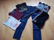 7-tlg Herren Paket Gr. M, Jeans, Sweatjacke, Shirts, Sporthose Adidas