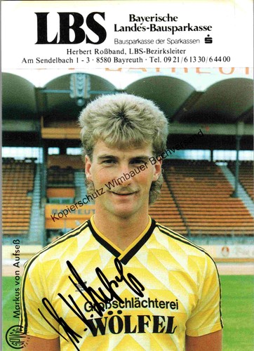 Original autogramm markus von - markus,