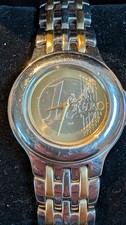 Sehr schöne EURO Uhr zur Euro-Einführung 2002 mit Zertifikat und Box