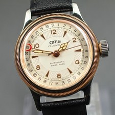 Vintage Near Mint Oris Big Crown Pointer Date 7400C Automatic Watch 32mm 17J 902