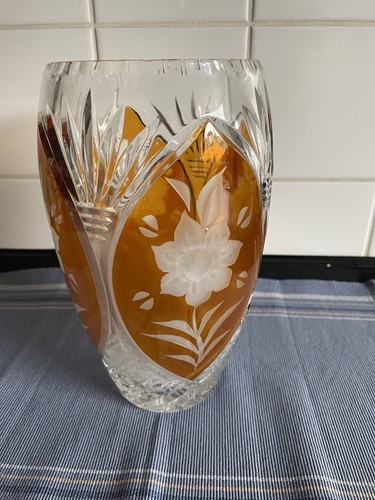 Bleikristall glas vase - glas, julia