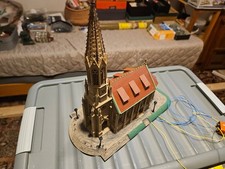 Vollmer N 7543 "Stadtirche Stuttgart Berg" / beleuchtet + LED-Laternen