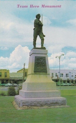 Texas hero monument - texas,
