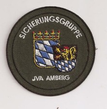 Sicherungsgruppe JVA Amberg  --  Stoffabzeichen  --  
