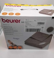 Beurer HD 75 Cosy Heizdecke – 180×130 cm, Kuschelig Weich, 6 Heizstufen, Taupe