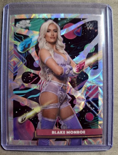 Wwe topps chrome blake monroe - chrome,