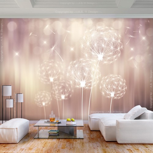 Blumen pusteblume beton vlies - pusteblume,
