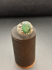 Herrenring Smaragd Stein