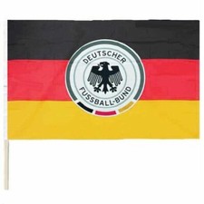 Deutschland Fanartikel Fahne Deutscher Fussball Bund Stockfahne 60x40 WM EM