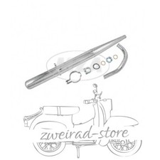 Simson Auspuff Set komplett
