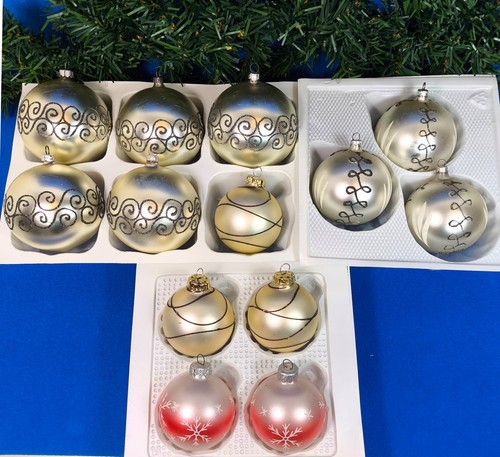 Weihnachtskugeln glas - 13,