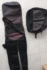 Set Skischuhtasche + Skisack Kombi 180 cm Schwarz, Marke unbekannt, gebraucht
