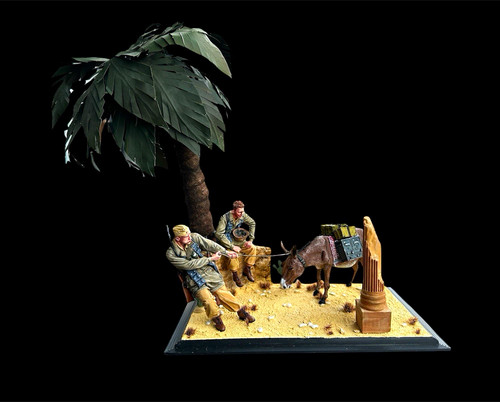 Ww2 diorama afrika - , afrika/