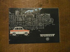 Trabant Trabi Kleinwagen DDR Pkw Kombi Prospekt Daten Motor Katalog Sachsenring