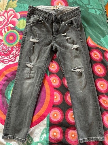 Gang jeans nica schwarz grau - jeans, schwarz/grau