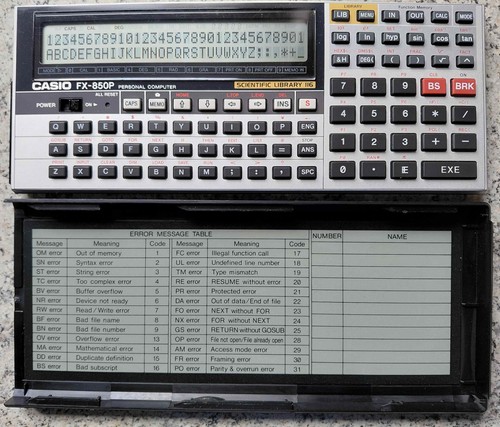 Casio 850p personal - 850p,