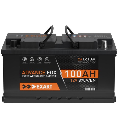 Exakt autobatterie 100ah 12v - exakt,
