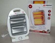 LQ001 Mobile Quarz Heizer Heizung 400 800W Heizstrahler Elektroheizer 20-25m2 WH