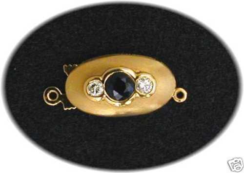 Perlschliesse gold brillanten - perlschliesse,