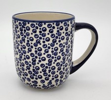 B-Ware Bunzlauer Keramik Tasse Maxi - Punkte - 0,48 Liter, (K152-MAGD) 