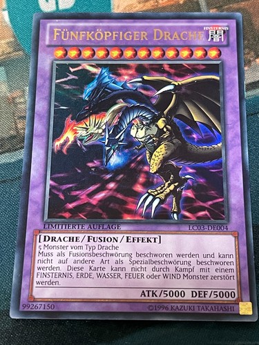 Fünfköpfiger drache - fünfköpfiger,