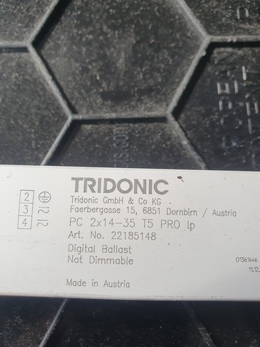 Tridonic 2x14 pro ip - pc, 2x14-35
