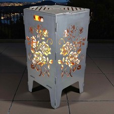 Feuerkorb mit Grillplatte