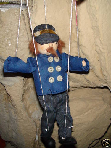 Marionette holz polizist - marionette,