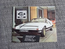Skoda Super Sport Autosalon Museum Prospekt Brochure Deutsch German selten rare