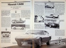Oldtimer Markt 1465) Modellreport Maserati Ghibli 4700 und 5000 SS - ein interes