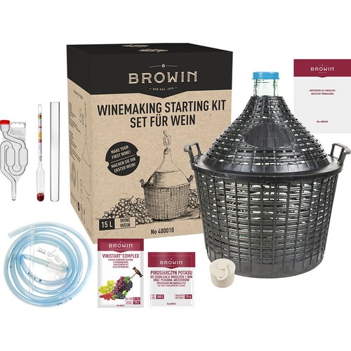 Starterset glasballon 15l - starterset,